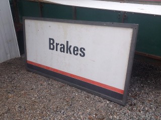 Vintage Echlin's Brakes Sign