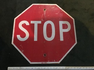 Vintage Stop Sign