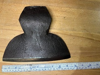 Antique Vintage Hewing Axe Antique Vintage Hewing Axe