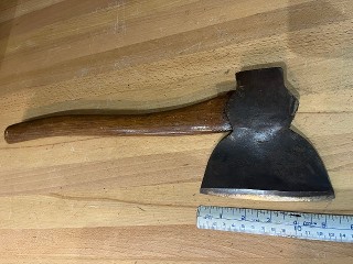 Antique Vintage Hewing Axe Antique Vintage Hewing Axe