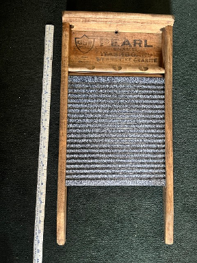 Blue Graniteware Washboard