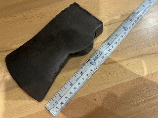 Plumb Rock Away Pattern axe head Plumb Rock Away Pattern axe head