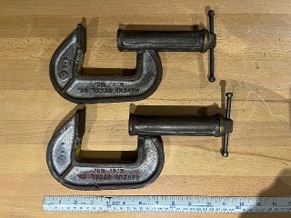 1940 Havens Steel Co. Welders C-Clamps 1940 Havens Steel Co. Welders C-Clamps