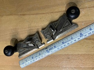 1896 Stanley 98 & 99 side rabbet planes 1896 Stanley 98 & 99 side rabbet planes