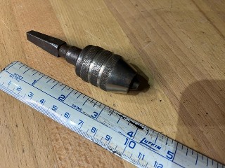 Vintage 3-jaw chuck attachment Vintage 3-jaw chuck attachment