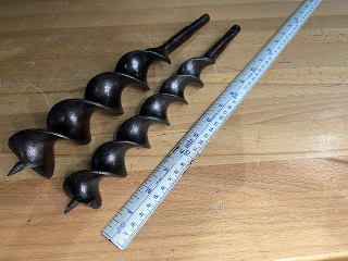 Antique Boring Machine Auger Bits Antique Boring Machine Auger Bits
