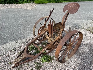 Antique Champion horse drawn potato planter Antique Champion horse drawn potato planter