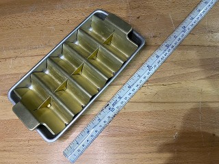 Vintage 1960's Airstream ice cube tray with wavy insert Vintage 1960's Airstream ice cube tray with wavy insert