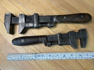 Antique L Coes Wrench and Russwin Wrench Antique L Coes Wrench and Russwin Wrench