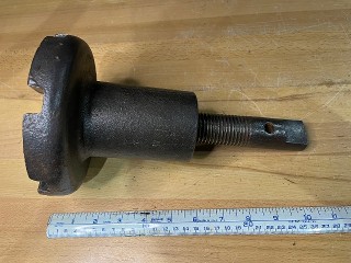 13 lbs. steel part threaded 13 lbs. steel part threaded