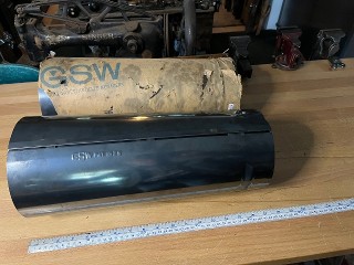 1925 new old stock GSW 6 inch to 7 inch tapered stove pipe 1925 new old stock GSW 6 inch to 7 inch tapered stove pipe
