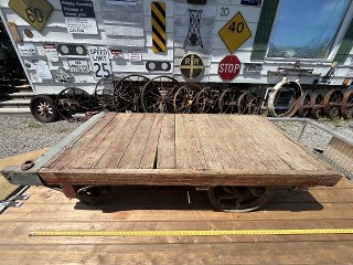 Antique Factory Cart Antique Factory Cart