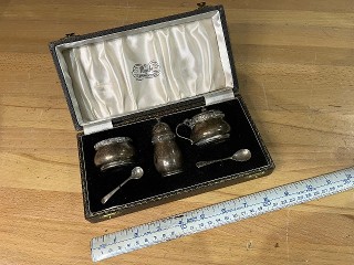 Sterling Silver Condiment set Sterling Silver Condiment set