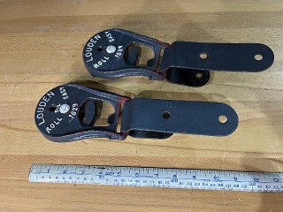 Antique Louden Roll Easy 1629 Fairfield Iowa, barn door track rollers, Antique Louden Roll Easy 1629 Fairfield Iowa, barn door track rollers,