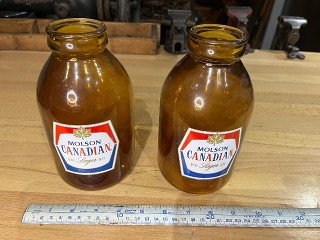 Molson Canadian wide mouth bottles