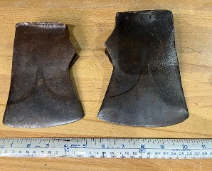 Belknap Bluegrass and Kelly jersey pattern axe Belknap Bluegrass and Kelly jersey pattern axe