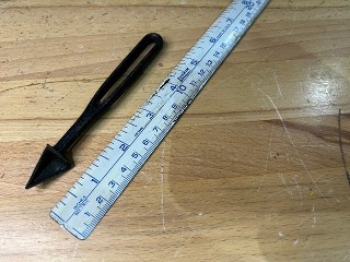 Antique hand deburring tool, 5 inches long Antique hand deburring tool, 5 inches long