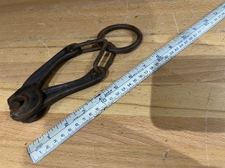 Antique wire or barb wire fence puller Antique wire or barb wire fence puller
