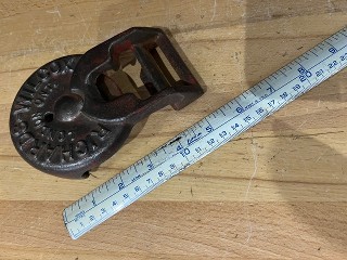 Antique Richards-Wilcox, London Ontario, barn door track roller Antique Richards-Wilcox, London Ontario, barn door track roller