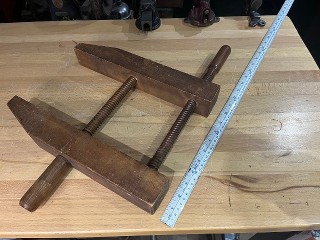 Antique Carpenters wood clamp Antique Carpenters wood clamp