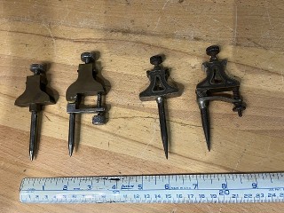 Vintage Starrett trammel points