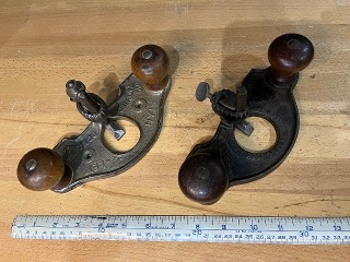 1884 Stanley No. 71 router plane, 1901 Stanley No. 71 1/2 router plane 1884 Stanley No. 71 router plane, 1901 Stanley No. 71 1/2 router plane