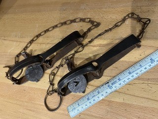 Antique Blake and Lamb No. 1, Victor Oneida Jan 8, 09 No. 1 trap Antique Blake and Lamb No. 1, Victor Oneida Jan 8, 09 No. 1 trap