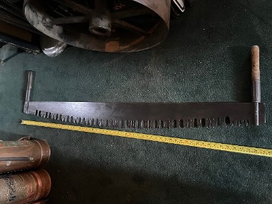Two Man Crosscut Saw with Simonds No. 6 handles Two Man Crosscut Saw with Simonds No. 6 handles
