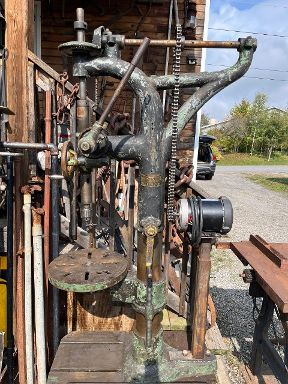 Antique 1905 Sibley Machine Tool Co. camelback drill press