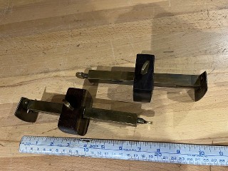 Vintage STANLEY No. 92 Butt and Rabbet Marking Mortising Gauge, Rosewood & Brass Vintage STANLEY No. 92 Butt and Rabbet Marking Mortising Gauge, Rosewood & Brass