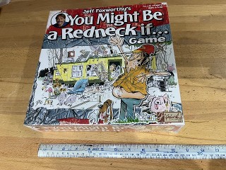 Jeff Foxworthy's 2006 You Might Be a Redneck if...Game, new unopened sealed box. Jeff Foxworthy's 2006 You Might Be a Redneck if...Game, new unopened sealed box.