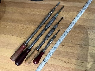 Vintage Ratchet Screwdrivers, Yankee, General, Hoppe, Craftsman Vintage Ratchet Screwdrivers, Yankee, General, Hoppe, Craftsman