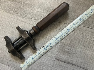 Antique Ganz Stahl German, turn handle adjustable wrench Antique Ganz Stahl German, turn handle adjustable wrench