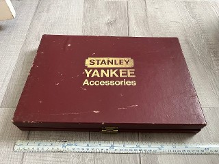 Vintage Stanley Yankee Accessories store display case for screwdivers and bits Vintage Stanley Yankee Accessories store display case for screwdivers and bits