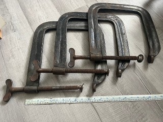 Antique Cincinnati Tool Co. USA Hargrave 8 x 12 - 48, weighs 10 lbs. each. Antique Cincinnati Tool Co. USA Hargrave 8 x 12 - 48, weighs 10 lbs. each.