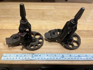 E. C. Stearns with patent date No. 23, 1880 and a B. S. V. & Co. The Buckeye Saw Vice Company, antique tenon cutters E. C. Stearns with patent date No. 23, 1880 and a B. S. V. & Co. The Buckeye Saw Vice Company, antique tenon cutters