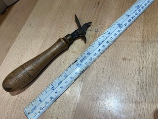 Antique AVM Sprague can opener with patent date July 21, 1874 Antique AVM Sprague can opener with patent date July 21, 1874