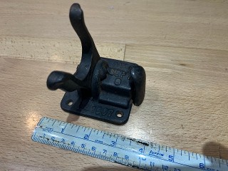 Antique gate latch with patent date Sept. 9, 1907 Antique gate latch with patent date Sept. 9, 1907