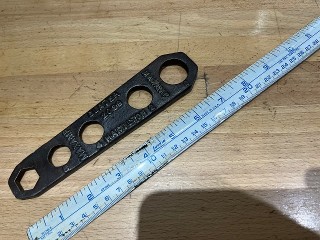 Vintage Maxamp Slater 2039 Hamilton 5 in 1 wrench Vintage Maxamp Slater 2039 Hamilton 5 in 1 wrench