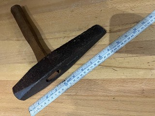 Antique Coghlin 1933 CNR Railroad, weighs about 5 lbs. cut-off or wedge mallet