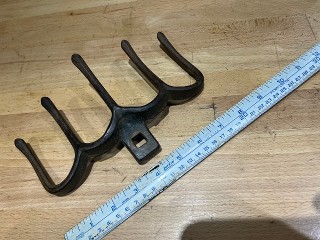 Antique 5 tine cultivator head