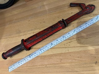 Vintage Bridgeport No. 64 Rex heavy-duty slide hammer nail puller manufactured in the USA by the Bridgeport Hardware Manufacturing Corporation Vintage Bridgeport No. 64 Rex heavy-duty slide hammer nail puller manufactured in the USA by the Bridgeport Hardware Manufacturing Corporation