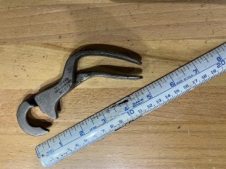 Vintage Herbrand Van Chrome No. 272 for adjusting steeldraulic brakes on 1920's and 1930's vehicles