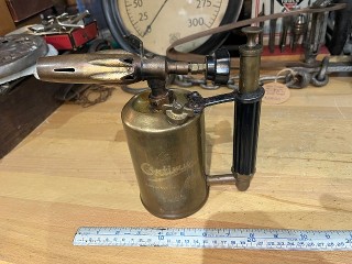 Antique Optimus No. 1434 Made in Sweden blowtorch, asking $75. Antique Optimus No. 1434 Made in Sweden blowtorch, asking $75.